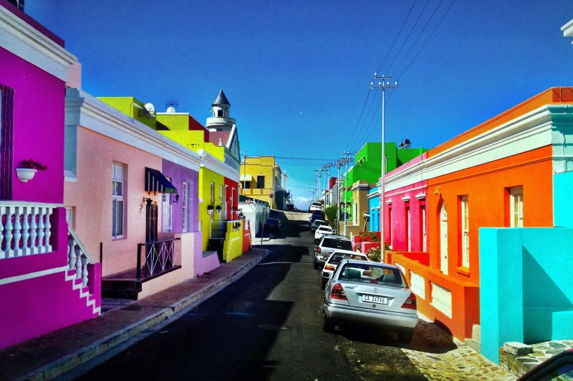 Малайский квартал Bo Kaap. Кейптаун