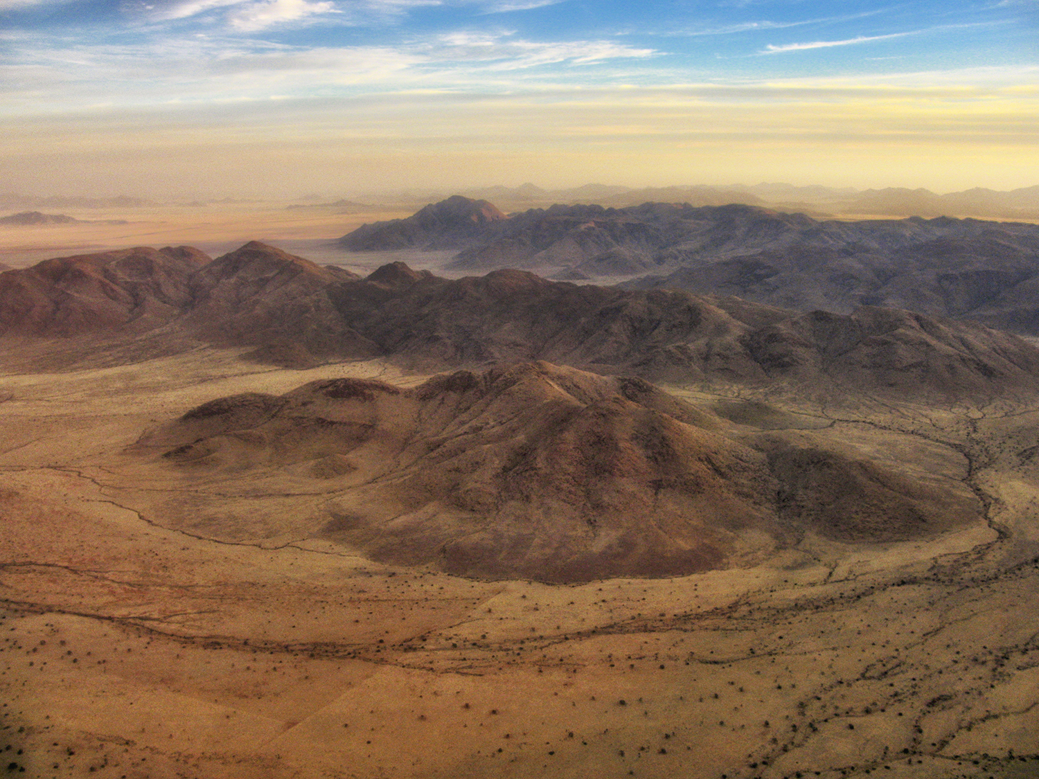 Намибия с высоты птичьего полёта