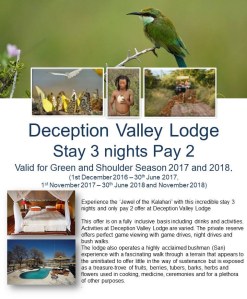 Deception Valley Lodge Special