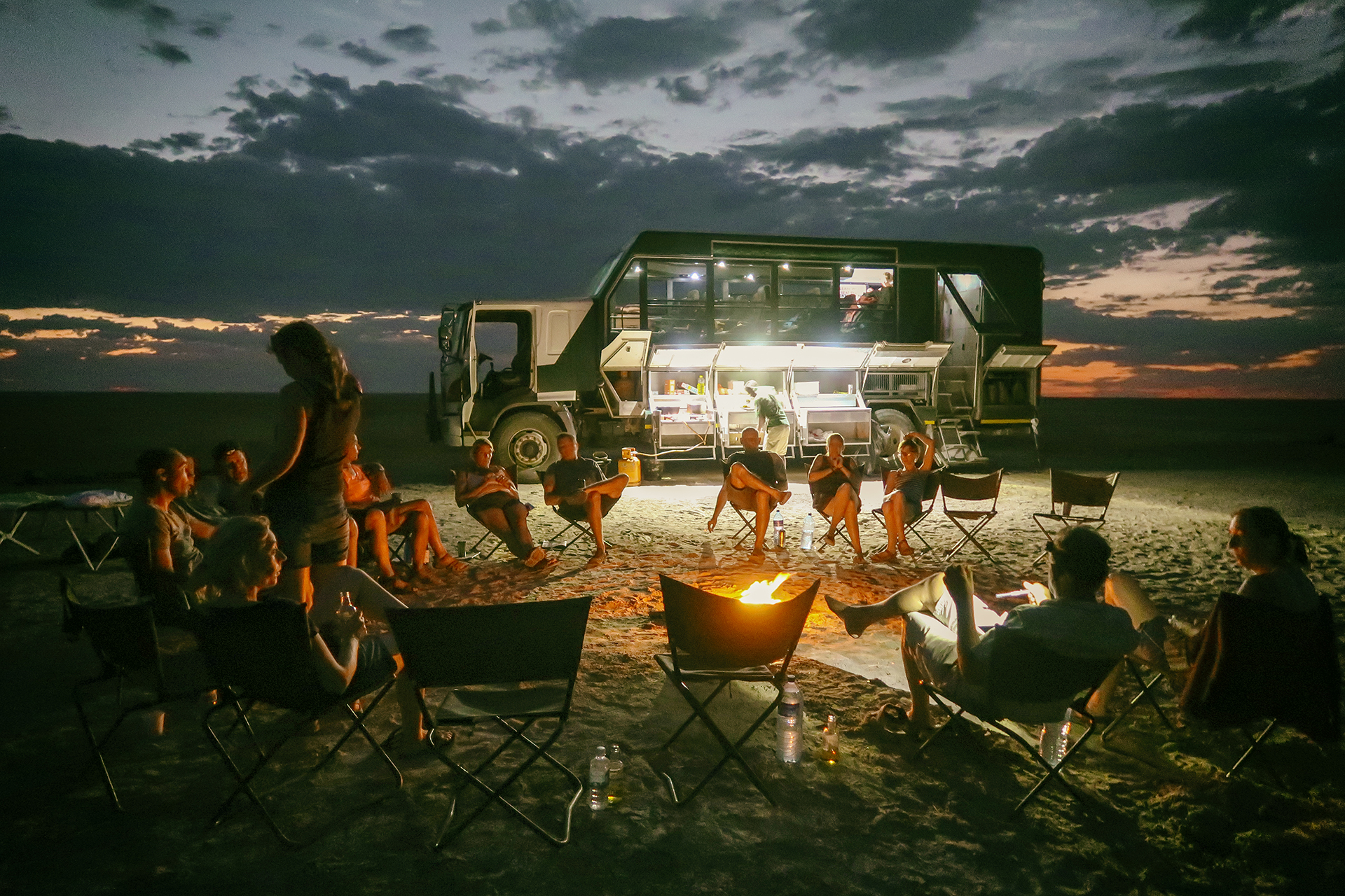 Кемпинг Drifters в Макгадикгади