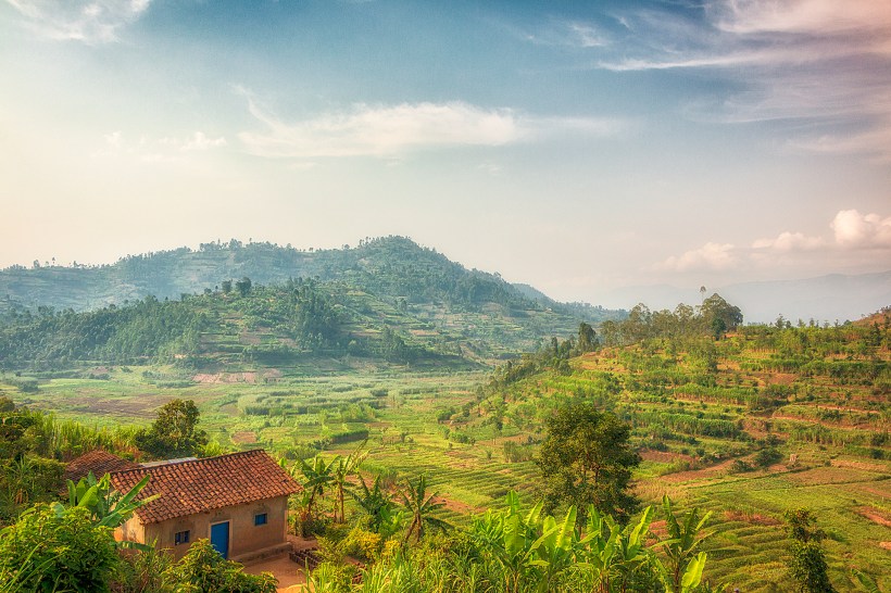 Сельский пейзаж Руанды