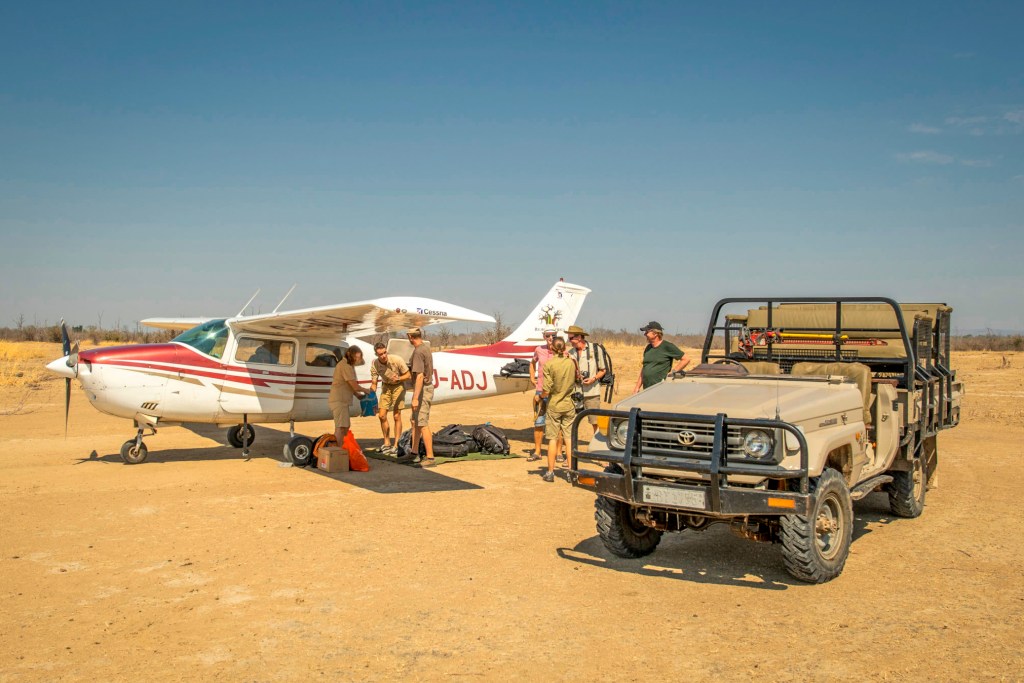 Взлётно-посадочная полоса кемпа Mwaleshi, Замбия