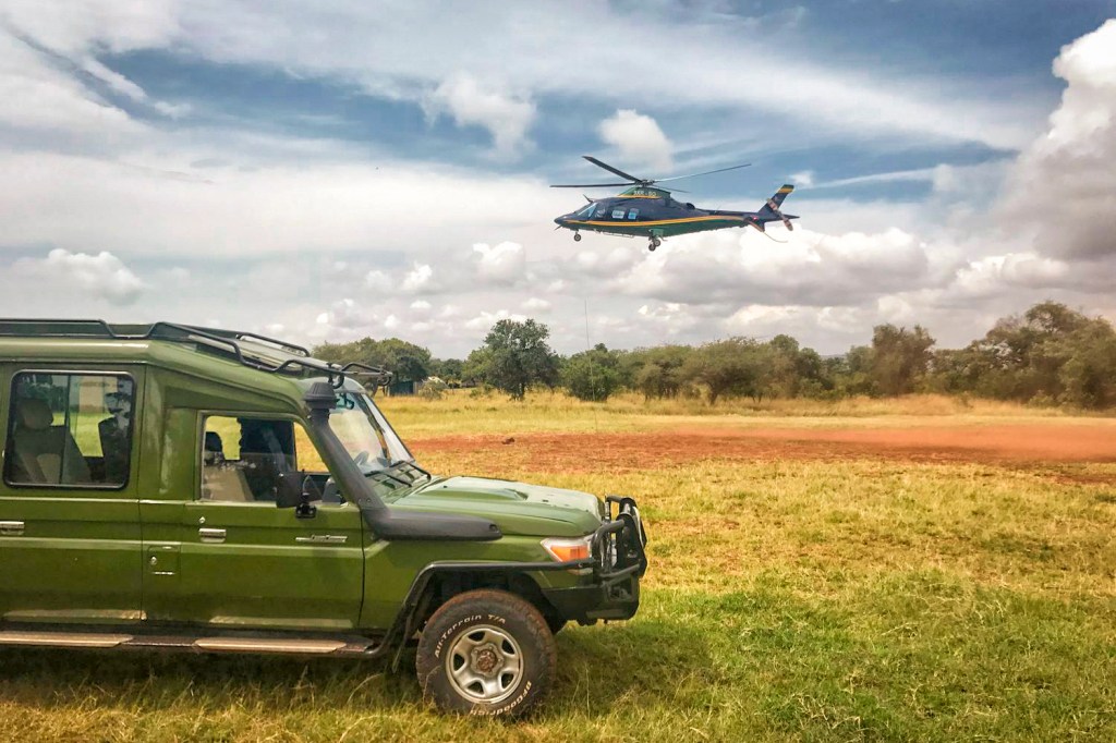 Вертолётный трансфер в национальный парк, Руанда