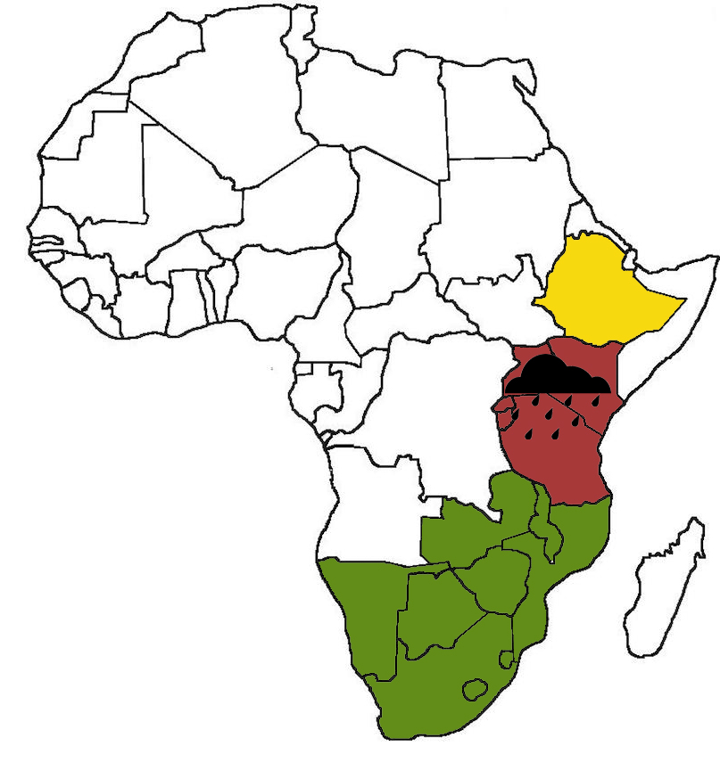 Сезон дождей в Африке в мае