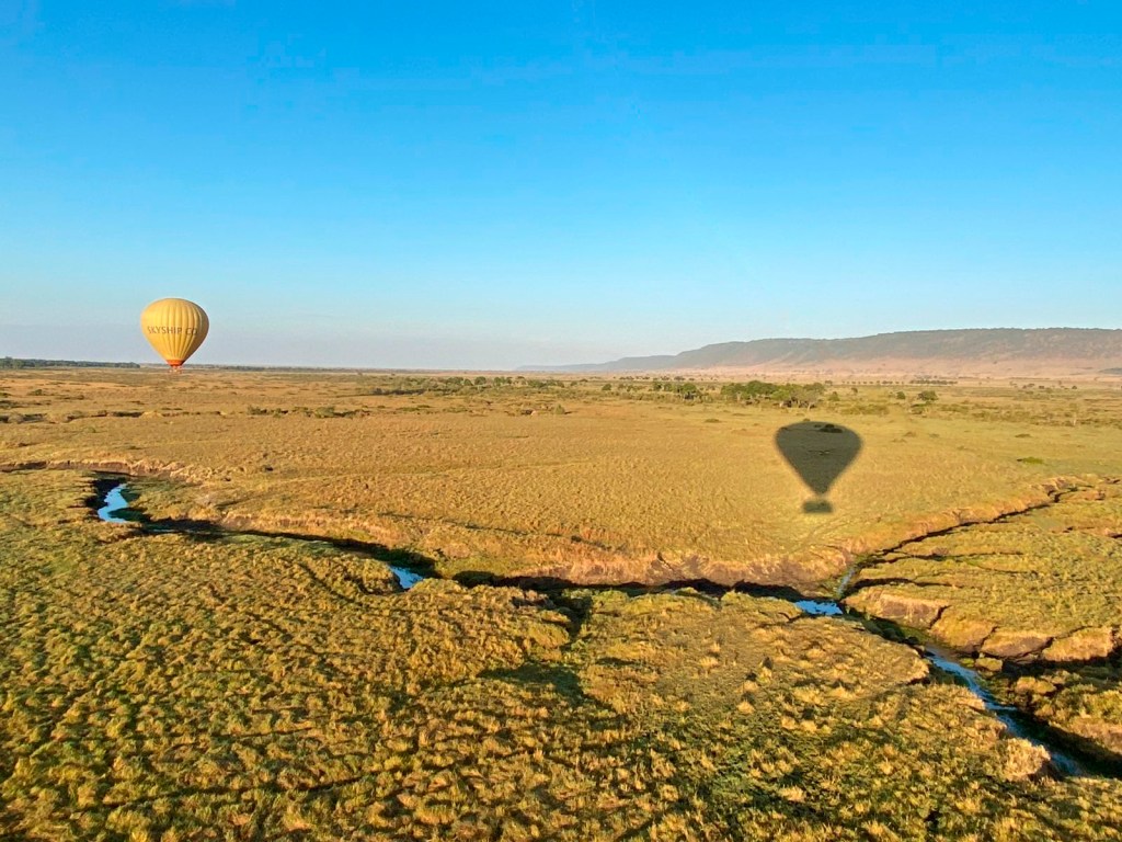 Полёт на воздушном шаре, Масаи Мара